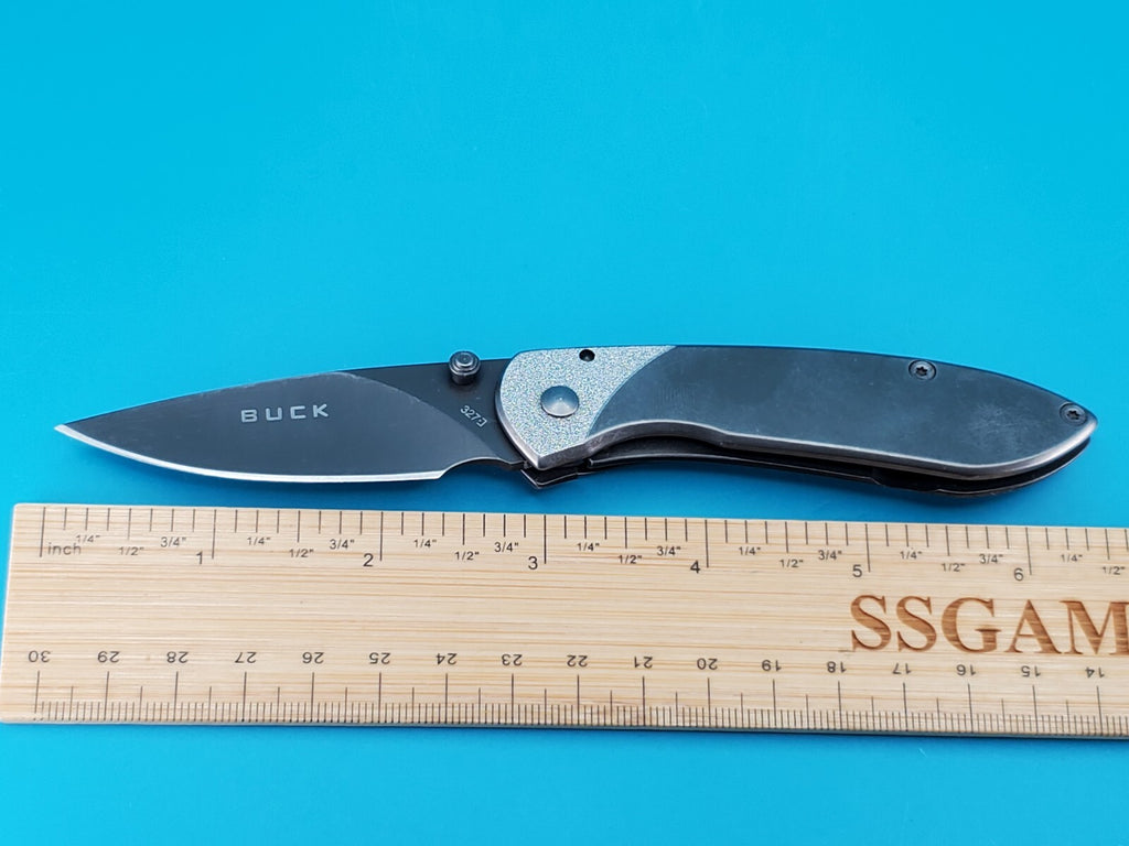 Buck Knives 327 Nobleman-Stainless Folding Pocket Knife!