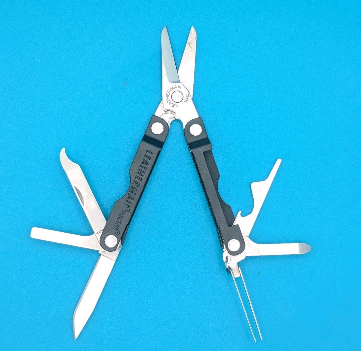 Leatherman Micra Multi-Tool, Knife, Scissors, Key Ring, Black!