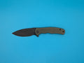 Civivi Mini Praxis Flipper Pocket Knife Liner Lock Plain Edge Blade! Olive Green