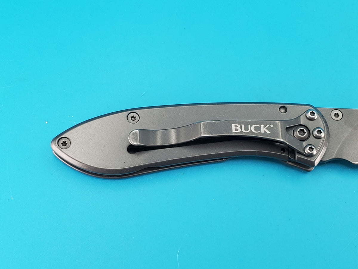 Buck Knives 327 Nobleman-Stainless Folding Pocket Knife!