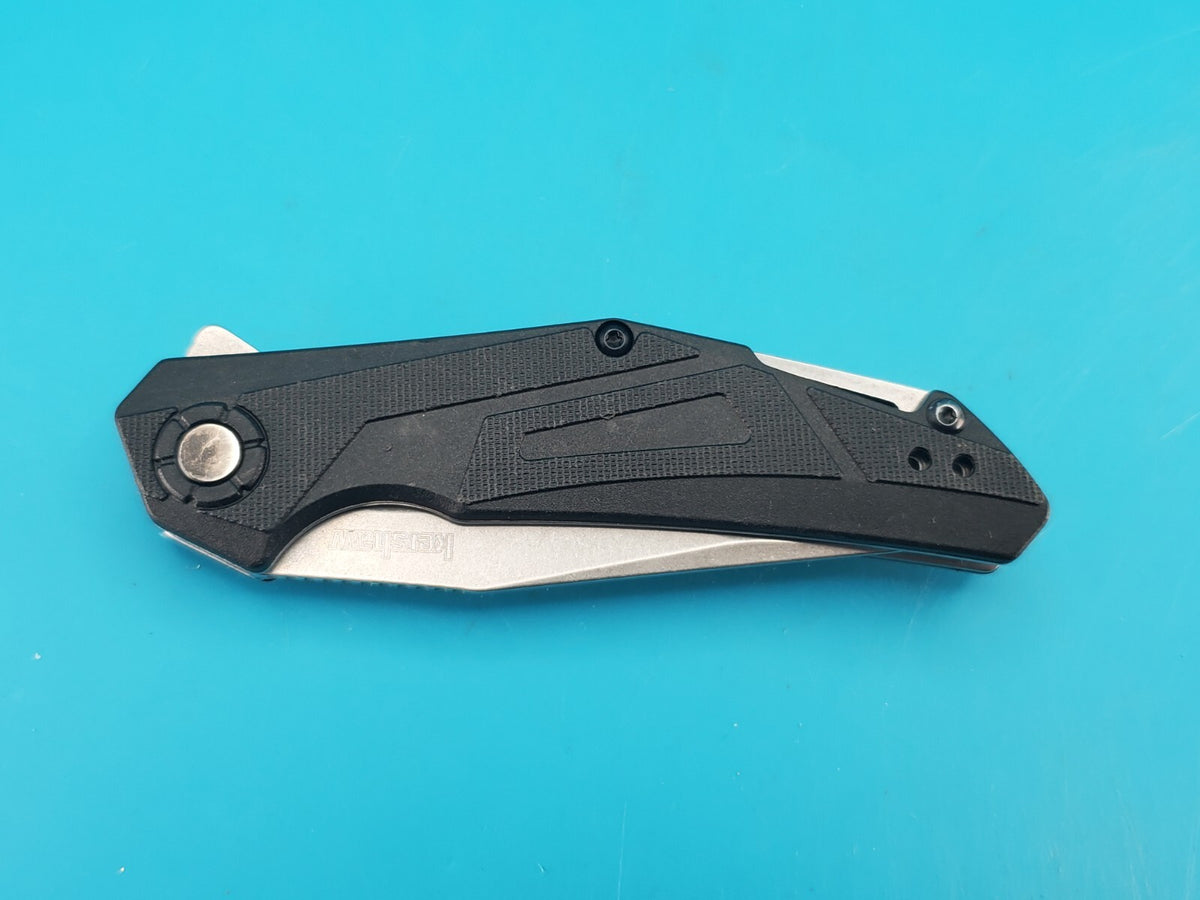 Kershaw Knives Camshaft Liner Lock 1370 4Cr13 Stainless Black Nylon