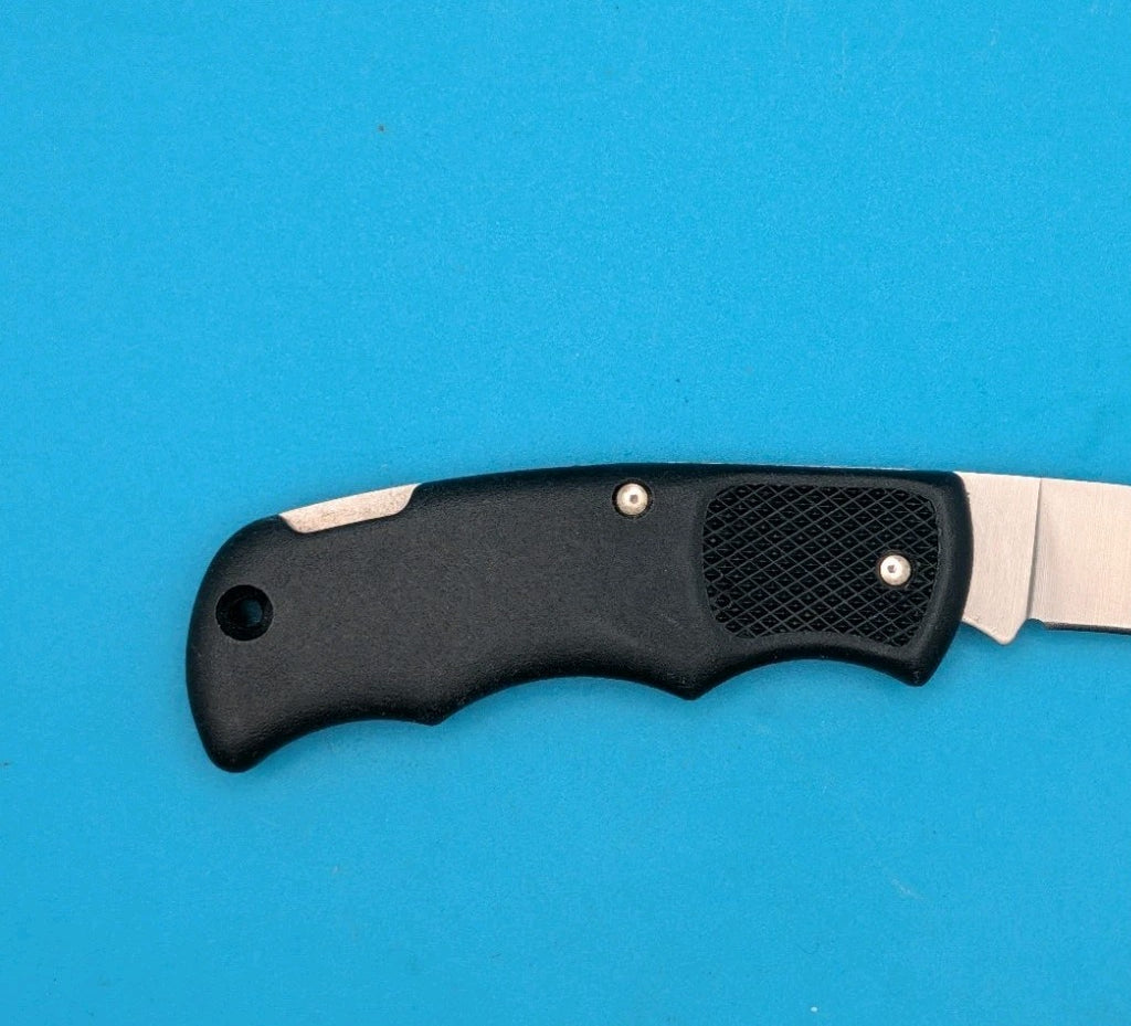 Cutco 1886 Plain Edge Blade USA Lockback Knife! Black Handle!