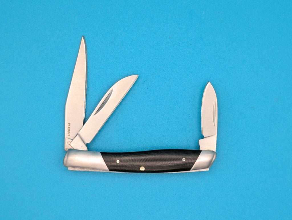 Kershaw 4386 Iredale Slipjoint Pocket Knife 3 Blade Clip Point Micarta Handle!