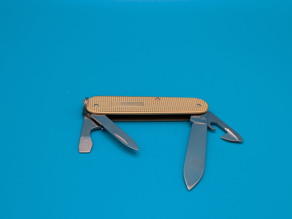 Victorinox Cadet 2019 Limited Run - Gold Alox Swiss Army Knife Multi Tool!