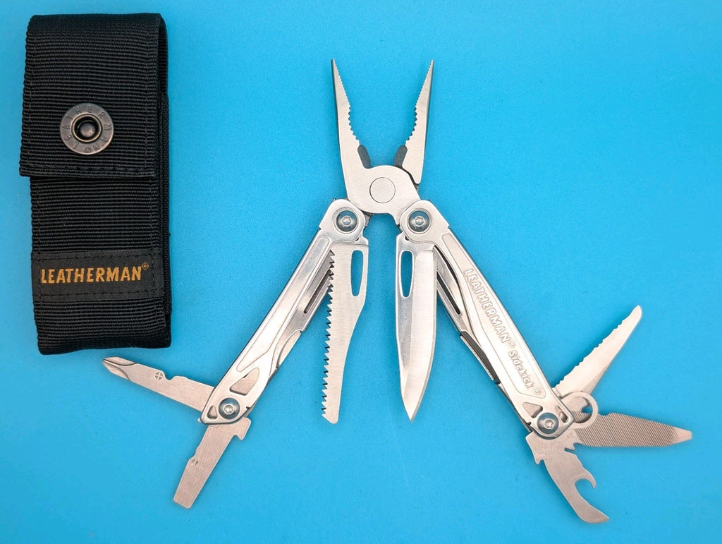 Leatherman Sidekick Multi-Tool, Knife, Pliers, Saw, Stainless! With Sheath!