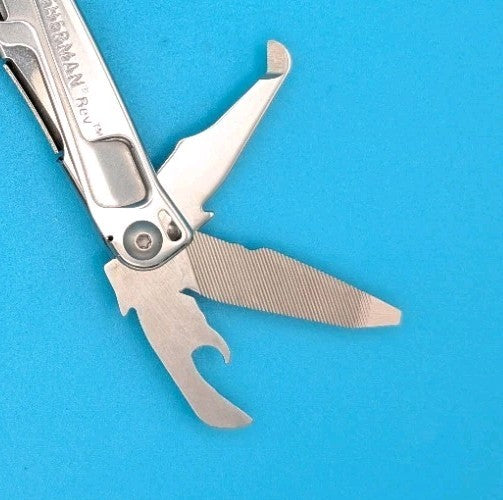 Leatherman Rev 3.8" Multi-Tool, Stainless! With Sheath!