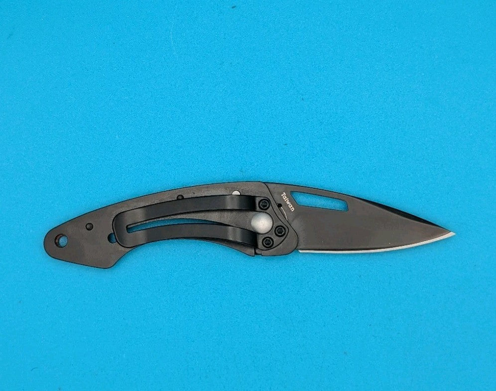 Rare Gerber Trendy Pear Wood Handle Liner Lock Plain Edge Pocket Knife!