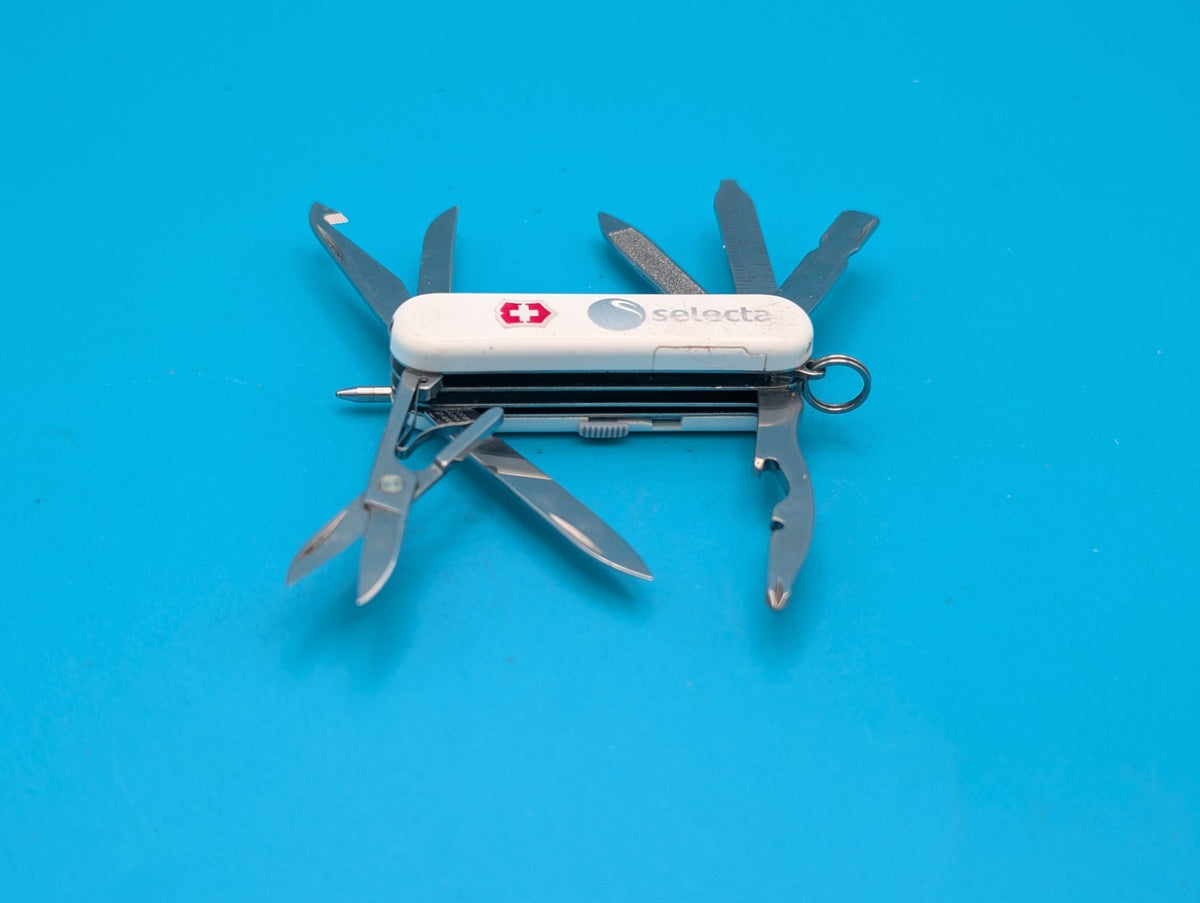 Victorinox White Midnite Minichamp  WHITE LED + Pen Swiss Army Knife Multi Tool!