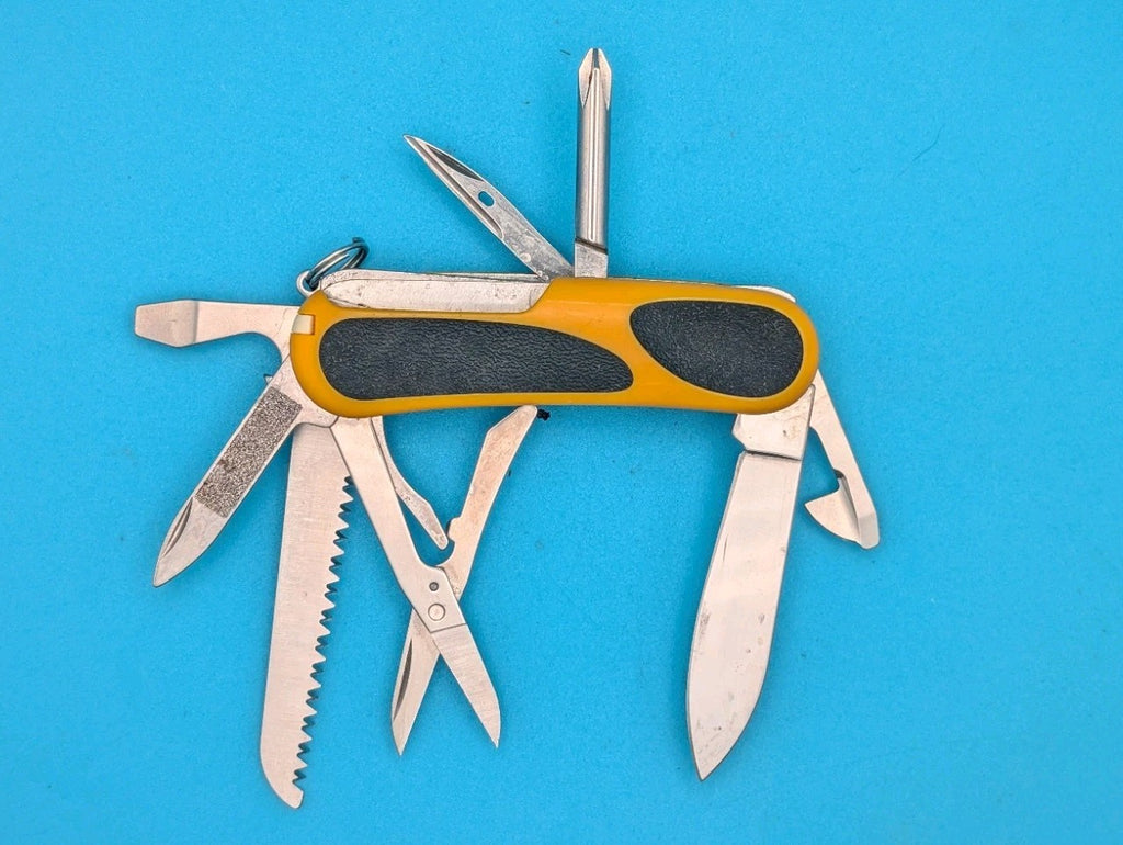 Victorinox EvoGrip S18 Yellow & Black Swiss Army Knife Multi Tool
