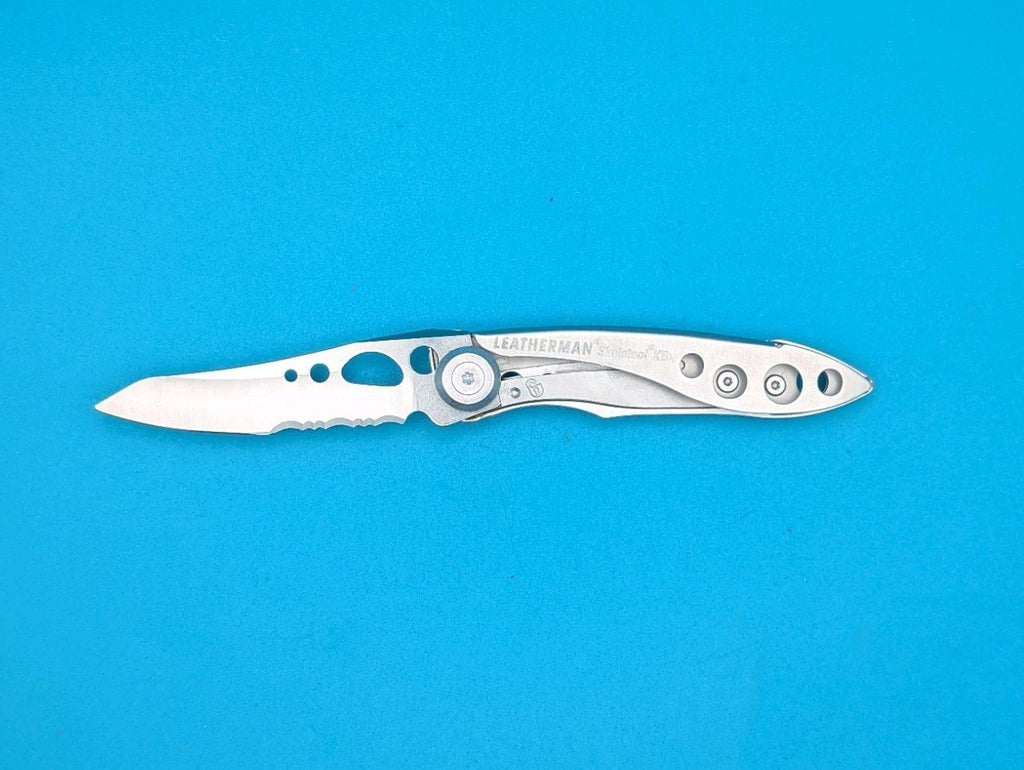Leatherman Skeletool KBX Pocket Knife w/ Bottle Opener, SILVER!