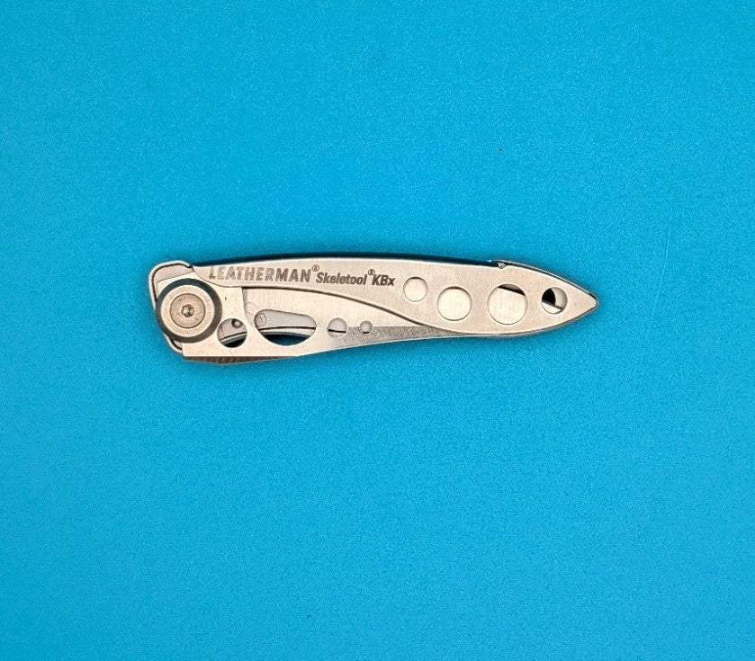 Leatherman Skeletool KBX Pocket Knife w/ Bottle Opener, SILVER!