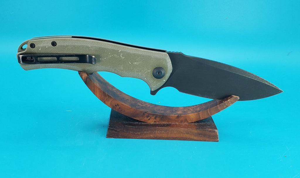 Civivi Praxis Flipper Pocket Knife Liner Lock Plain Edge Blade!