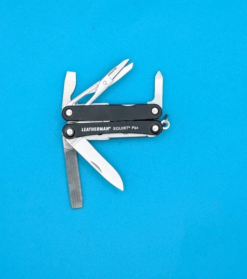 Leatherman SQUIRT PS4 Multi-Tool With Pliers Scissors Knife BLACK!