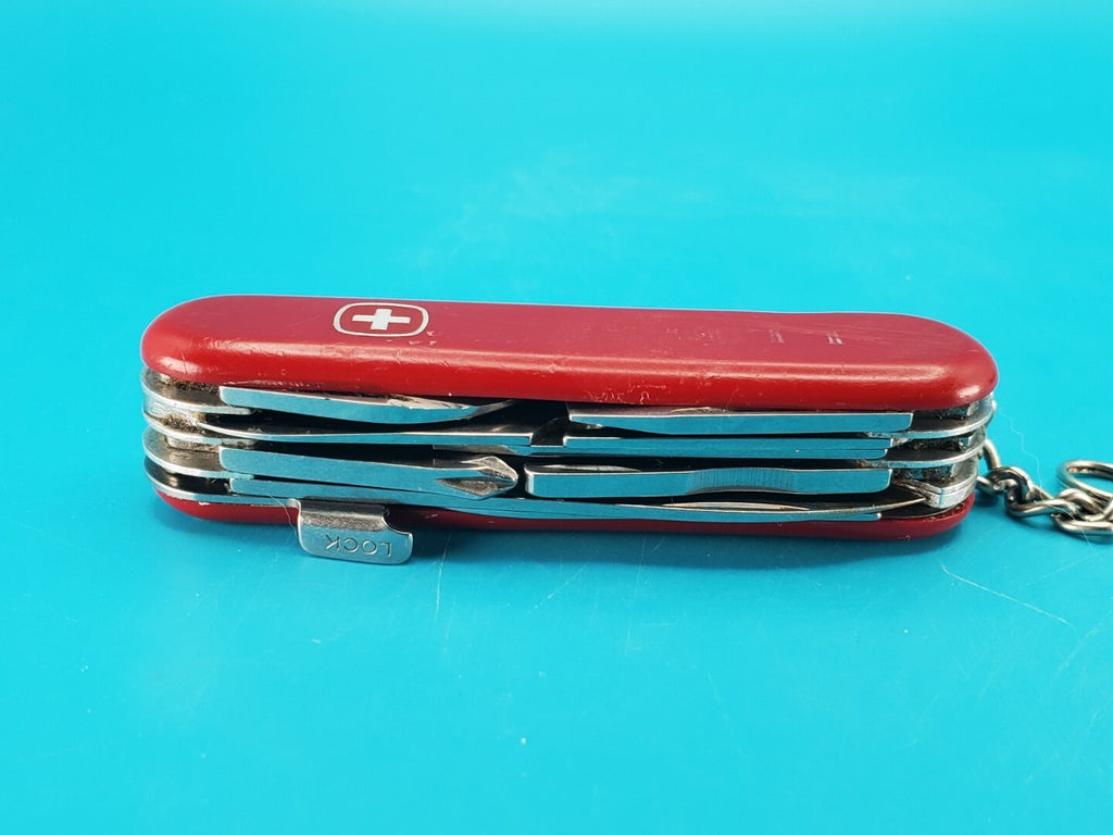 Wenger Nomad 85mm Red Swiss Army Knife Multi Tool!