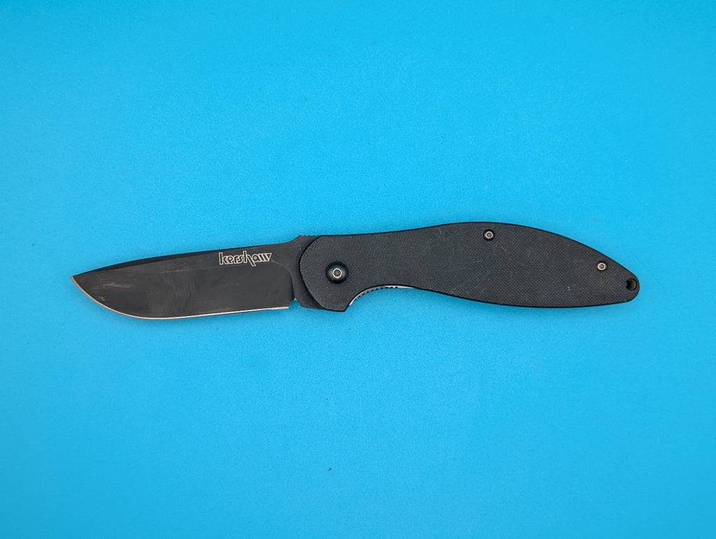 KERSHAW 1745BLK ENER-G2 BLACK LEE WILLIAMS DESIGN FLIPPER OPEN POCKET KNIFE!