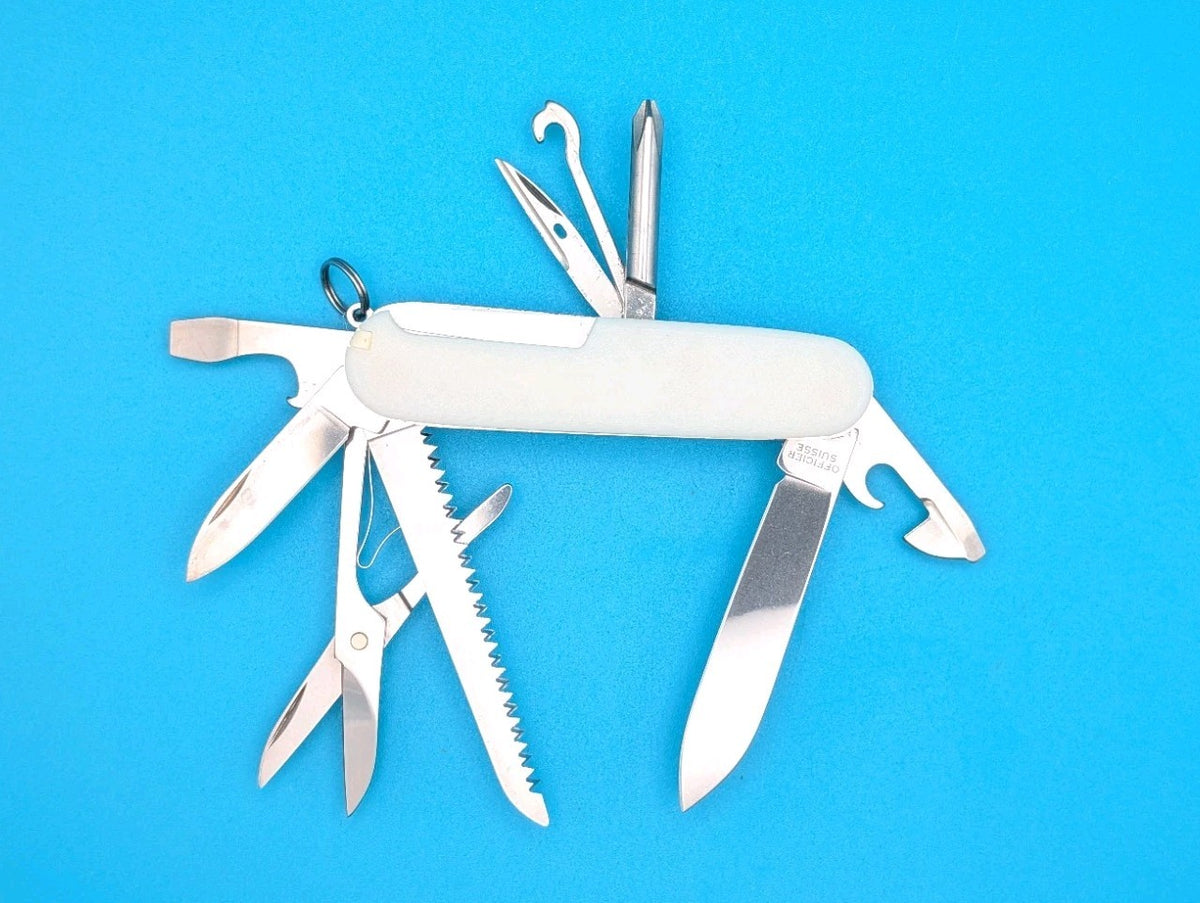 Custom Victorinox Fieldmaster Glow in the Dark Swiss Army Knife Multi Tool!