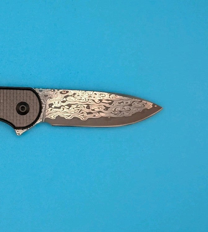 CIVIVI Button Lock Elementum II Flipper Knife Carbon Fiber & G10 Handle