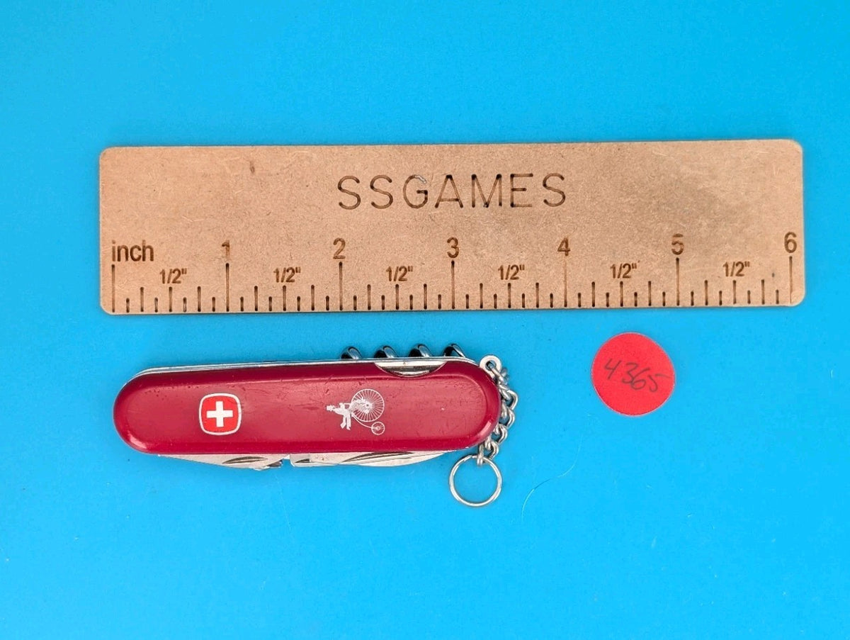 Wenger Cyclist Swiss Army Knife Multi Tool! With Bike Wrench! Red