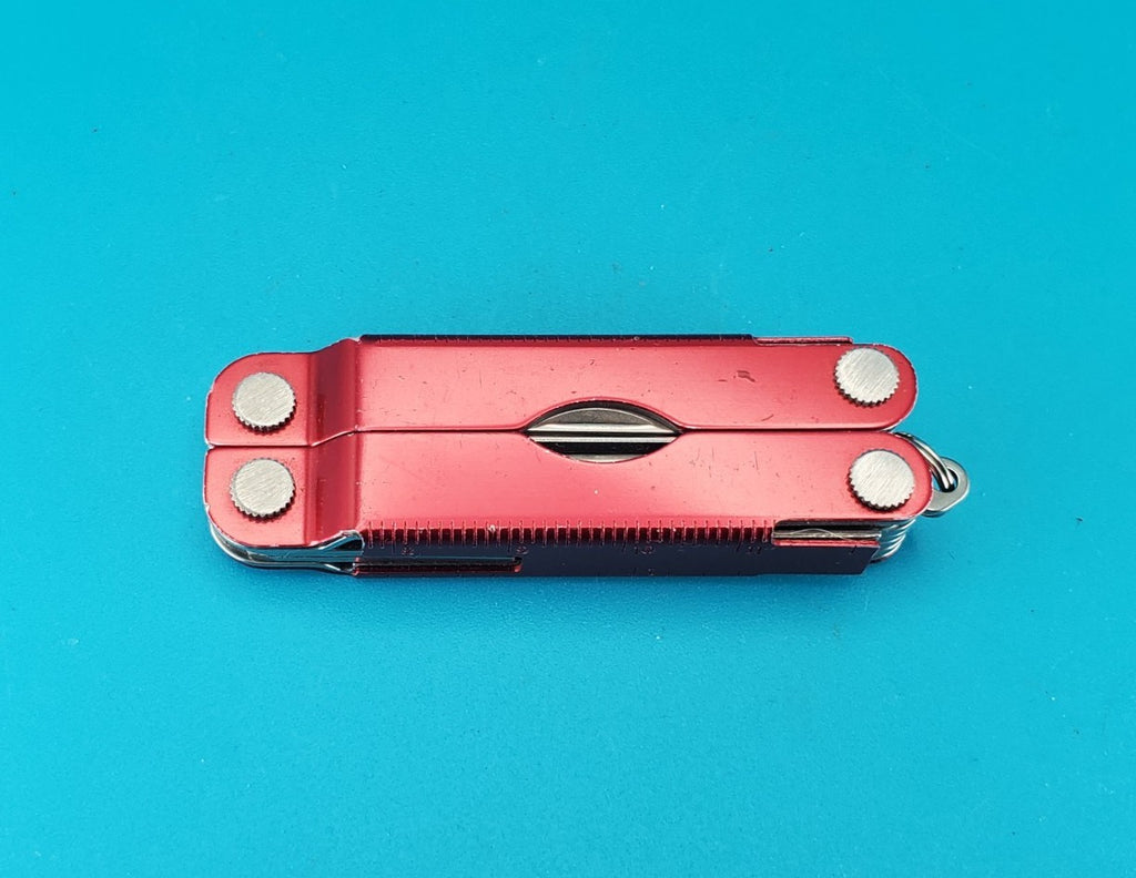 Leatherman Micra Multi-Tool, Knife, Scissors, Key Ring, Red!