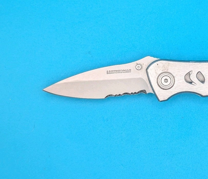 Retired Leatherman C303 Combo Edge Folding Pocket Knife!