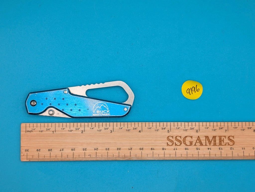 Buck Whittaker 752T Single Blade Combo Edge Pocketknife! 2003