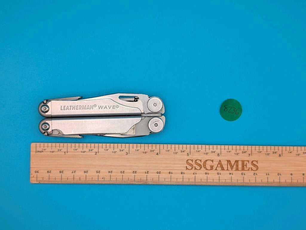 Leatherman Wave Multi Tool! Stainless! Retired! Free Shipping!