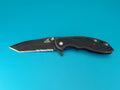 Gerber Torch I Frame Lock Plain Edge Blade Folding Pocket Knife! Black!