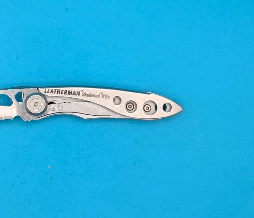 Leatherman Skeletool KBx Pocket Knife w/ Bottle Opener, Silver