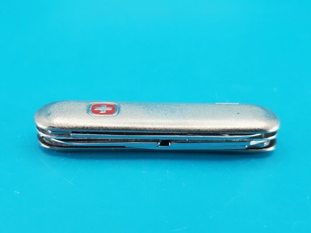 Wenger Brushed Stainless Steel PocketTech Swiss Army Knife Multi Tool! RARE!