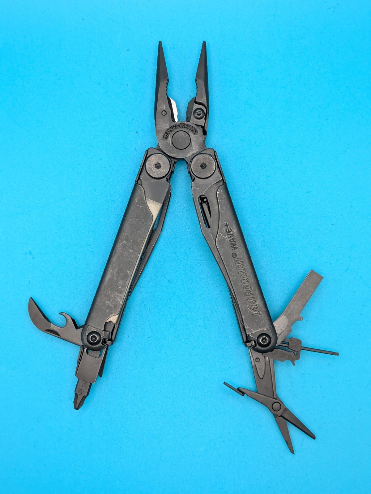 Leatherman Wave Plus + Multi-Tool! FAST SHIPPING! BLACK OXIDE!
