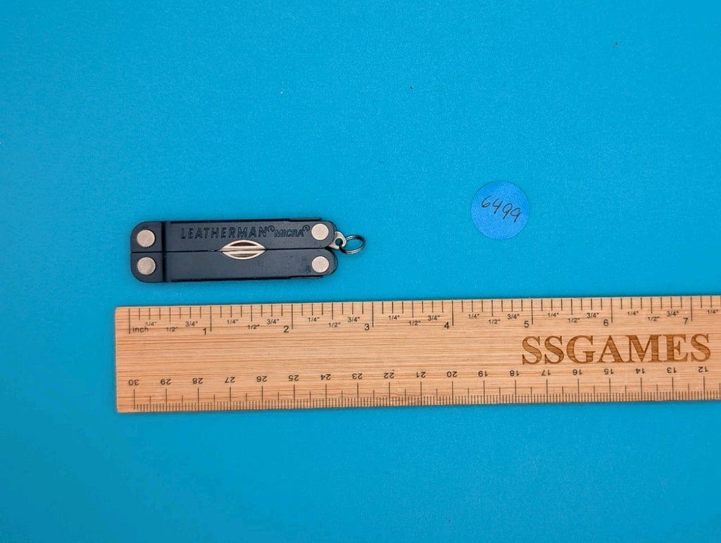Leatherman Micra Multi-Tool, Knife, Scissors, Key Ring, Blue!