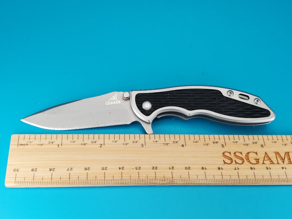 Gerber Torch I Frame Lock Plain Edge Blade Folding Pocket Knife!
