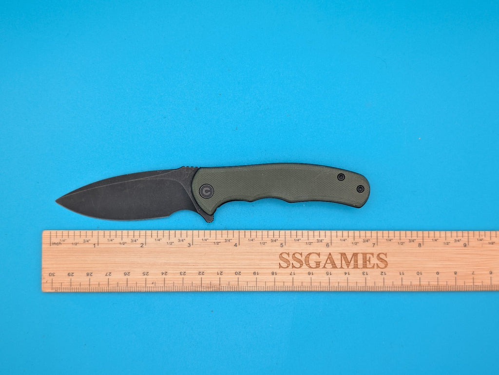 Civivi Mini Praxis Flipper Pocket Knife Liner Lock Plain Edge Stonewashed Blade!