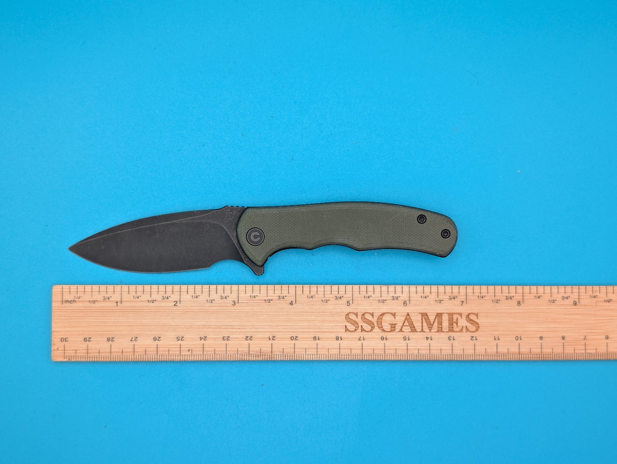 Civivi Mini Praxis Flipper Pocket Knife Liner Lock Plain Edge Stonewashed Blade!
