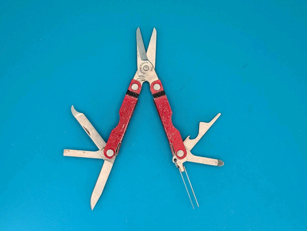 Leatherman Micra Multi-Tool, Knife, Scissors, Key Ring, Red! *EUCALYPTUS*