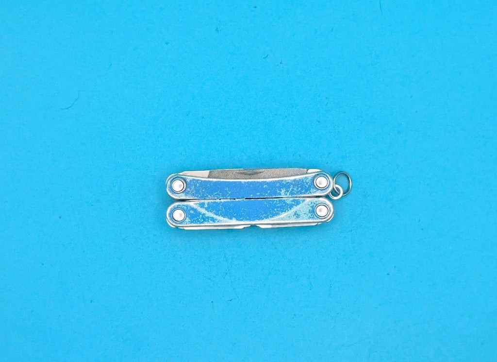 Leatherman SQUIRT PS4 Multi-Tool With Pliers Scissors Knife BLUE!