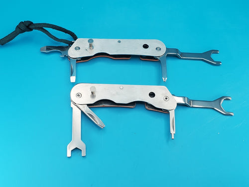 Adrenaline Rush Gentlemen's Skateboard Multi-Tool Hardware 9-in-1 Wrench
