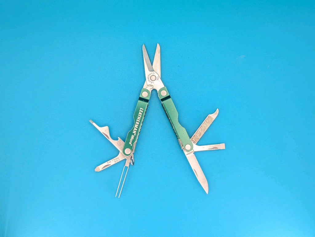 Leatherman Micra Multi-Tool Knife Scissors Key Ring! MIXED COLORS! LOT OF 5!