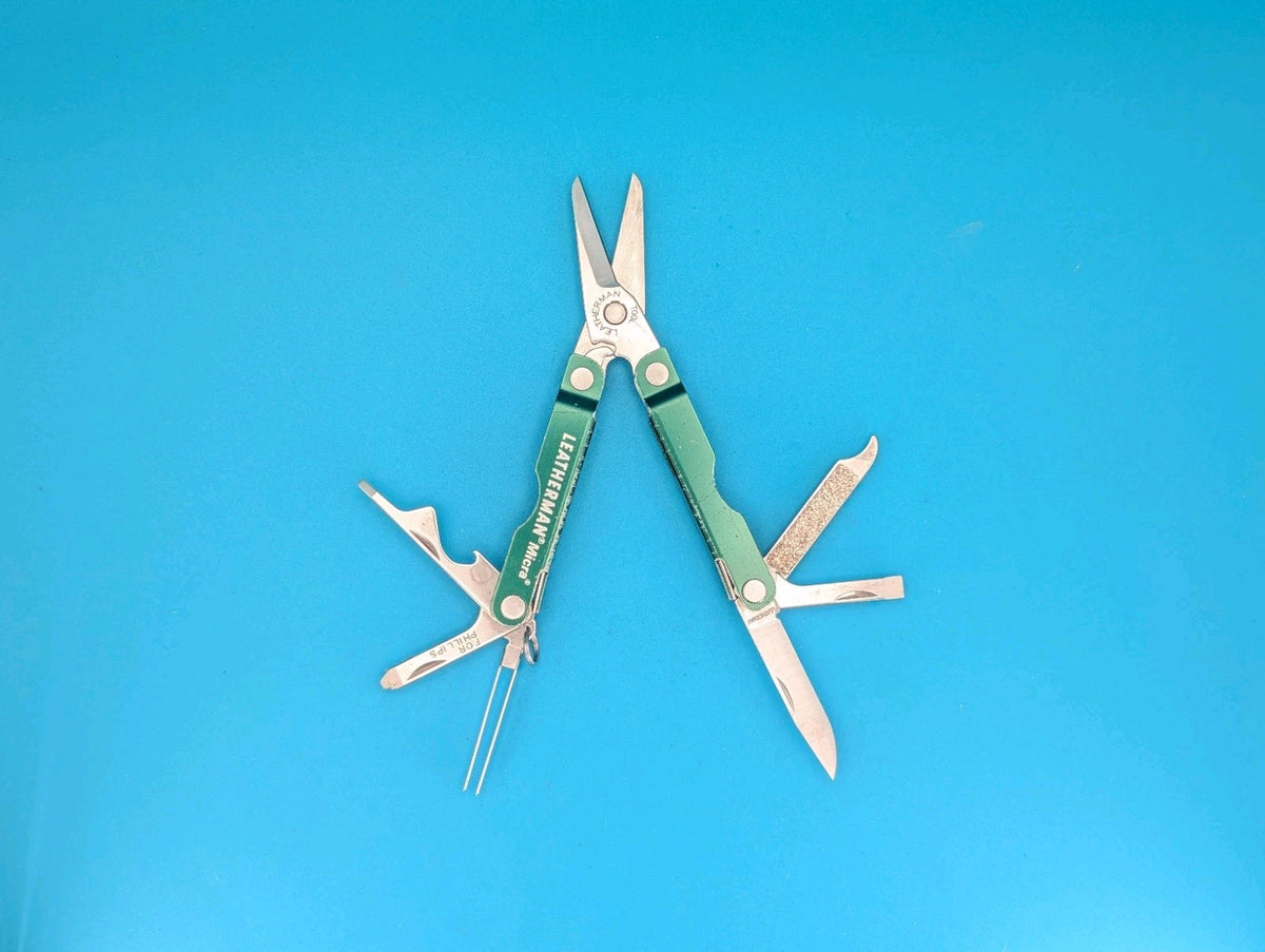 Leatherman Micra Multi-Tool Knife Scissors Key Ring! MIXED COLORS! LOT OF 5!