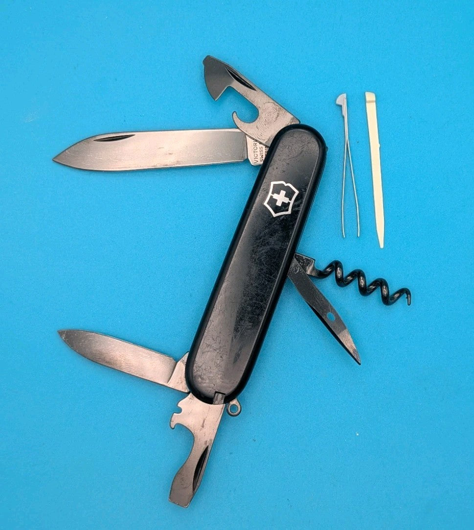 Victorinox Spartan Black Onyx Monochrome Swiss Army Knife Multi Tool!