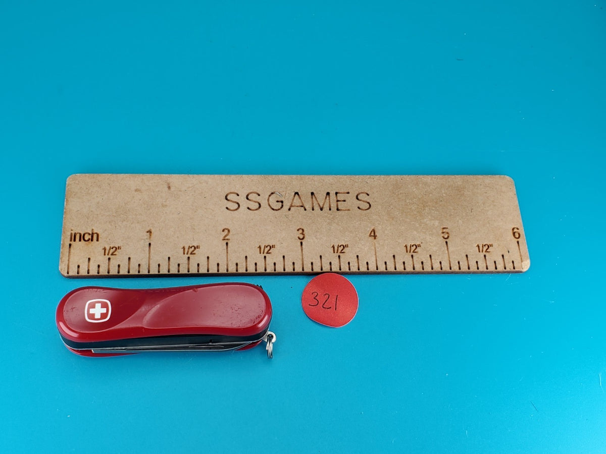 Wenger Nail Clip 580 Swiss Clipper Folding Pocket Knife Multi Tool! RED!