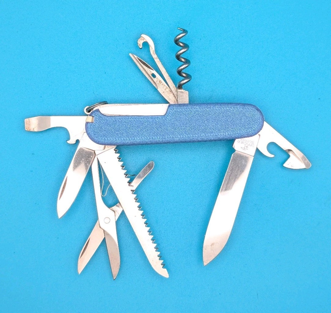 Custom Victorinox Huntsman Nebula Purple Swiss Army Knife Multi Tool!