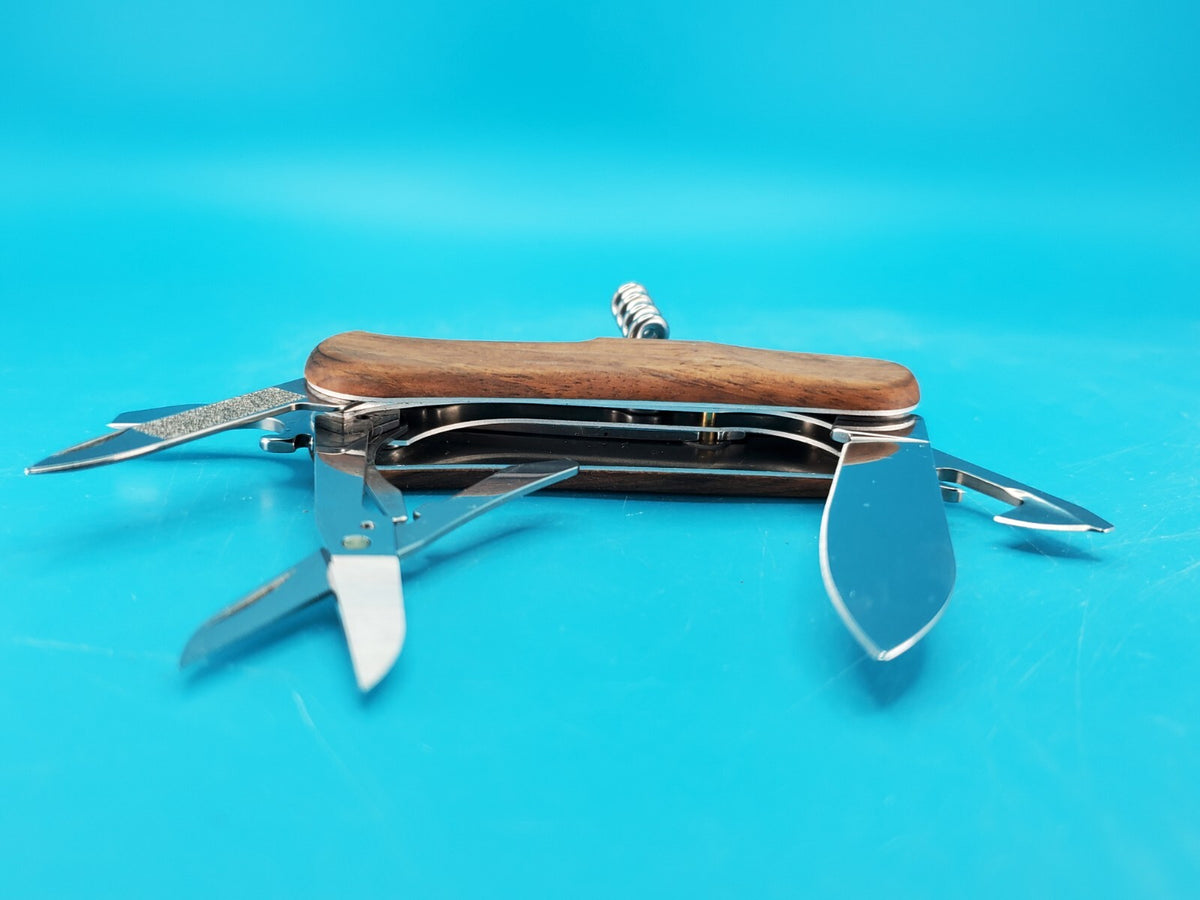 Victorinox Delemont EvoWood 14 85mm Swiss Army Knife Multi-Tool! *MIKE FOWLER*