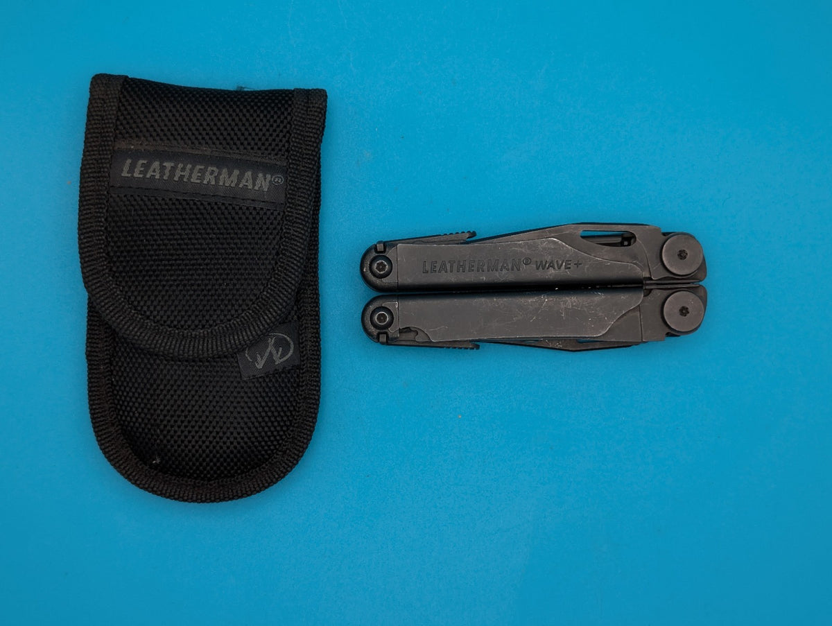 Leatherman Wave Plus + Multi-Tool! FAST SHIPPING! BLACK OXIDE! WITH SHEATH!