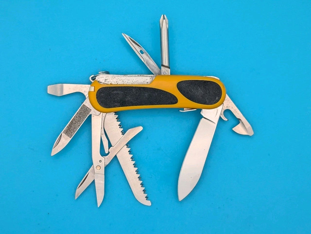 Victorinox EvoGrip S18 Yellow & Black Swiss Army Knife Multi Tool