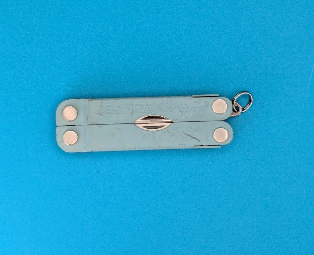 Leatherman Micra Multi-Tool, Knife, Scissors, Key Ring, Artic Blue!