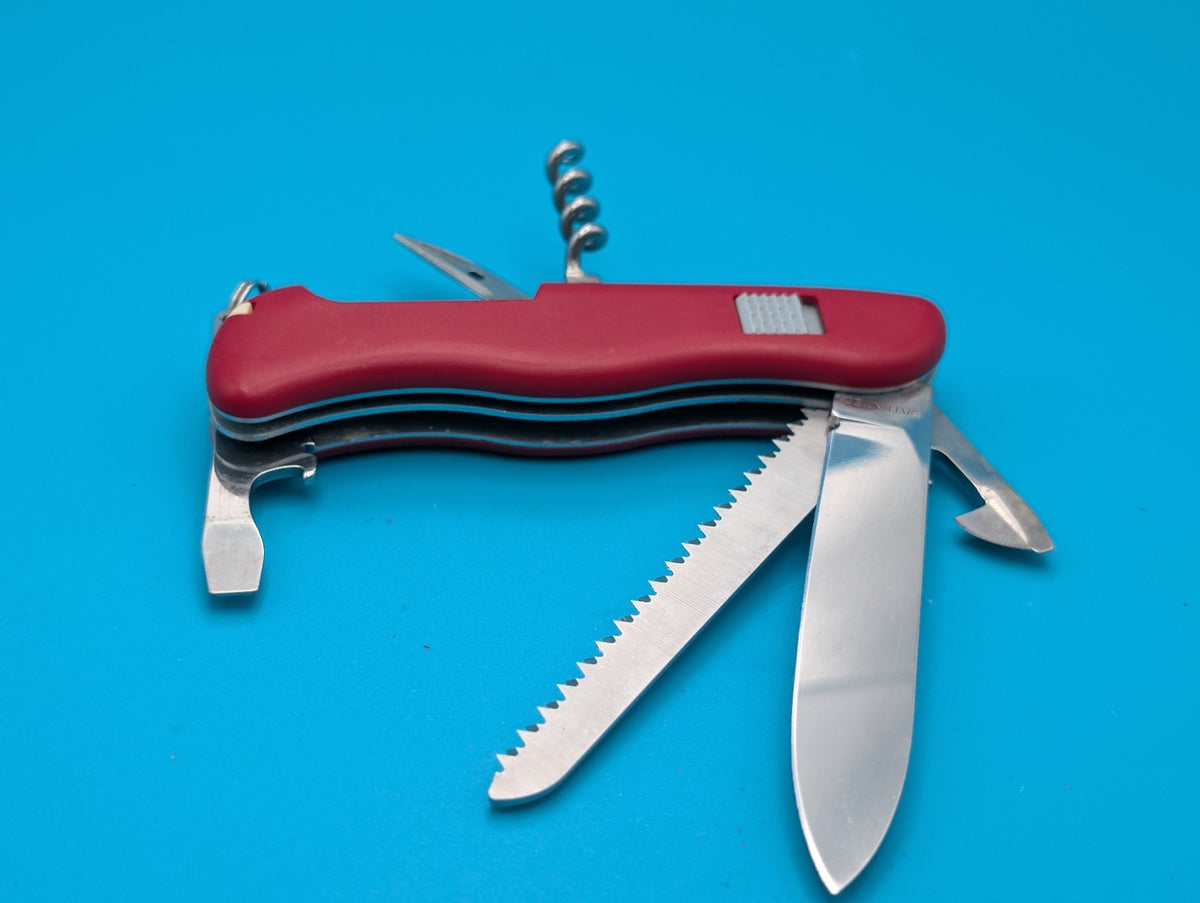 Victorinox Forester Red Original Slide Lock Swiss Army Knife Multi Tool! 111mm
