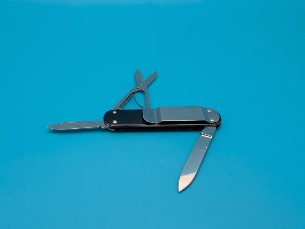 Victorinox Money Clip Black Alox Swiss Army Knife Multi Tool!