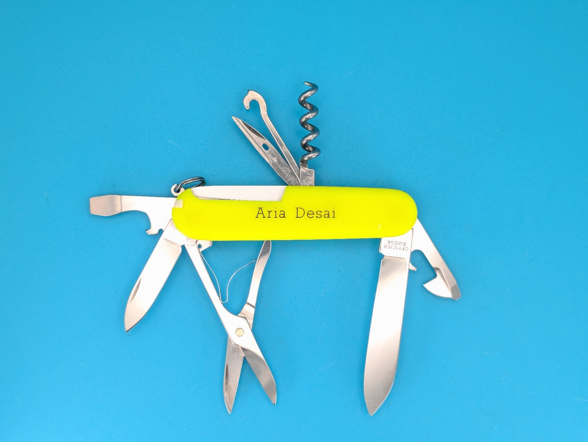 Victorinox Climber Stayglow Swiss Army Knife Multi Tool! *ARIA DESAI*