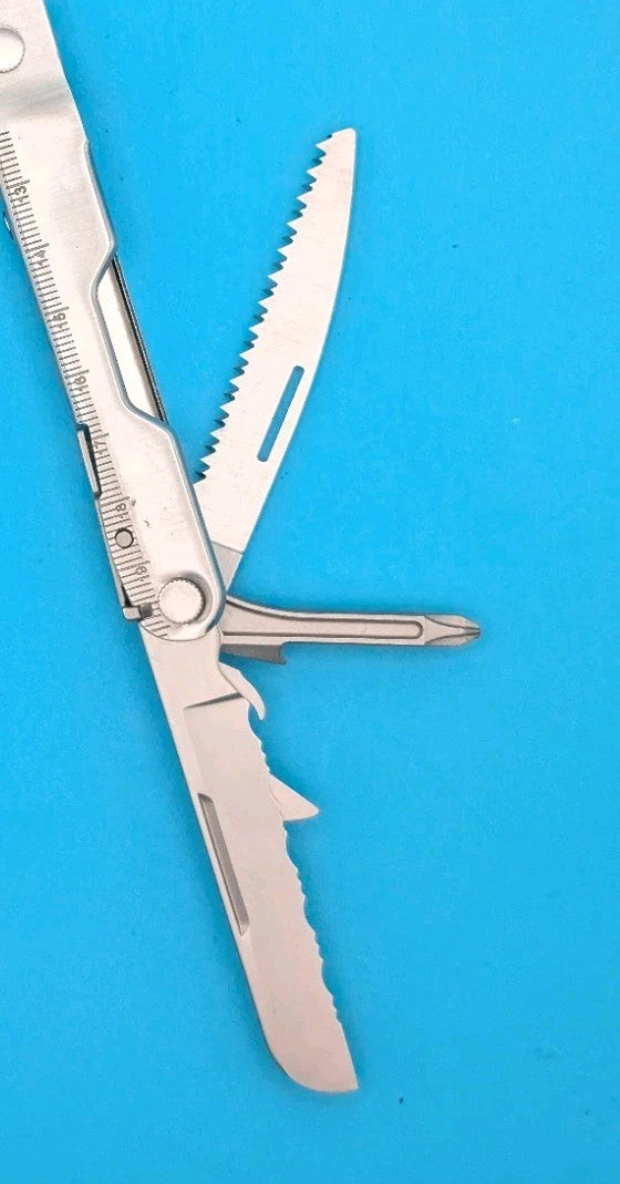 Leatherman Rebar Multi-Tool, Stainless with Sheath, Rogers Group